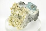 Colorful Cubic Fluorite Crystals with Phantoms - Yaogangxian Mine #215798-3